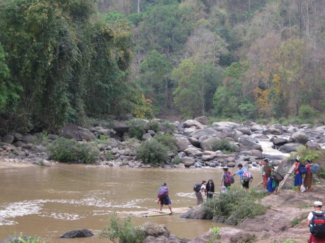 Backpackers on the river in Myanmar.jpg